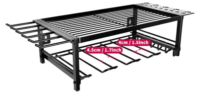 Productafbeelding van Gereedschapshouder, wandmontage, zwaar belastbaar metaal, 2 stuks