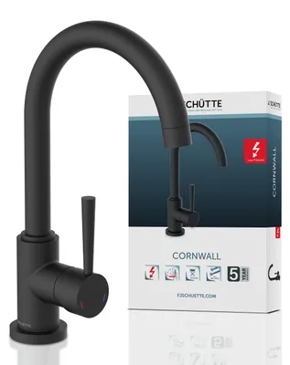 Produktbild von SCHÜTTE Küchenarmatur CORNWALL , energiesparende Niederdruckarmatur Schwarz matt