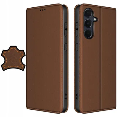 Obrázok produktu pre Kožené puzdro na Samsung S25 FE s magnetickým uzáverom + ochranné sklo