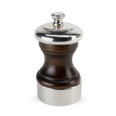 Produktbild von Peugeot Palace Pfeffermühle, Versilbertes Metall und poliertes Holz, Braun Silber, 10 cm, 19570