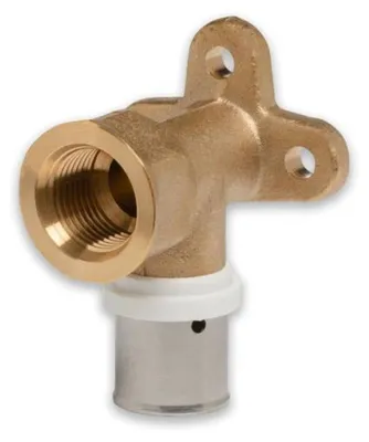 Produktbild von Selfio-Press Aluverbund Pressfitting Wandwinkel 20 x 2 - 1/2' - 52 mm TH + U Kontur DVGW - 10 Stück