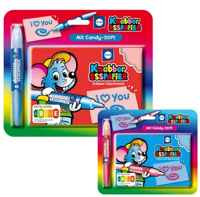 Produktbild von Küchle Knabber-Esspapier mit Candy-Stift 40g
