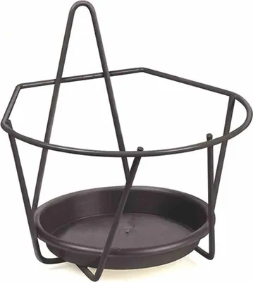 Image de Support mural pour pots de fleur. Ø16cm gris, 357257
