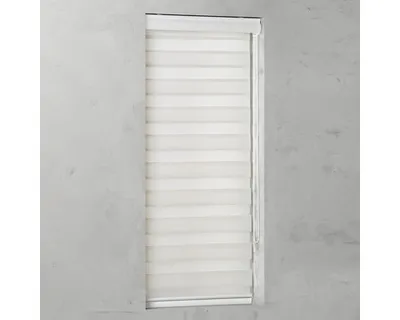 Produktbild von SOLUNA Doppelrollo Ikaria D-R13 mit weißer Kassette weiß 90x240 cm