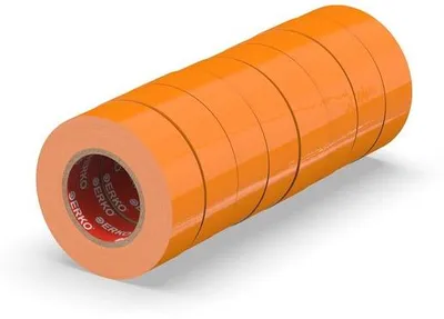 Productafbeelding van PVC Isolatietape Set 19mm x 20m - Sterke Kleefkracht en Flexibel voor Elektrische Reparaties - 8 Stuks