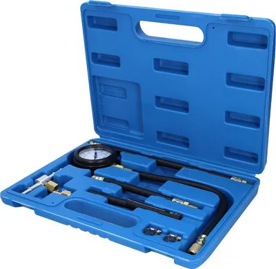 Kraftstoffpumpen-Drucktester-Set, 9-tlg., in Koffer