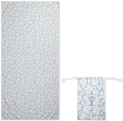 Produktbild von Swim Essentials Strandtuch aus Mikrofaser – Grün – Florish – 180 x 90 cm
