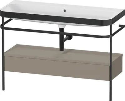 Produktbild von DURAVIT HP4744N92920000 Metallko. u. SK bdst.m.HD2 Plus,o.HL