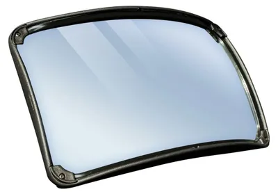 Produktbild von Plastex Seitenspiegel konvex 180x290 mm LP0290R300, Außenspiegel für Traktor, Bagger, Baumaschinen und landwirtschaftliche LKW