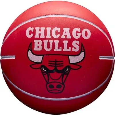Zdjęcie produktu dla Wilson Piłki Nba Dribbler Chicago Bulls Mini, WTB1100PDQCHI