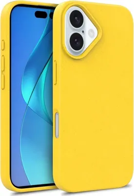 Produktbild von Mobigear  iPhone 16 Plus Hülle Umweltfreundliches Backcover - Gelb
