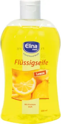 Produktbild von ELINA Seife flüssig 500ml Lemon Fresh mit Spender