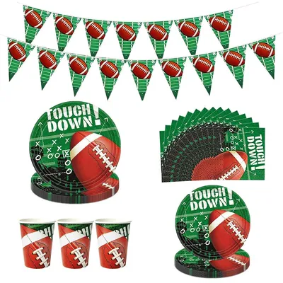Produktbild von Fußball Partygeschirr Set für Geburtstagsfeiern