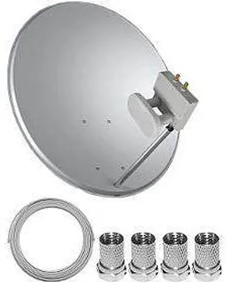 Obrázek produktu pro TELE SYSTEM Satelitní set 80 cm + Monoblok Twin