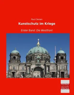Produktbild von Kunstschutz im Kriege