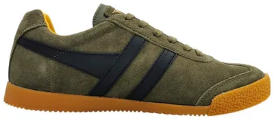 Imagen del producto de Zapatillas deportivas Gola Harrier para hombre, estilo sneaker, cordones, color verde, ideales para uso diario