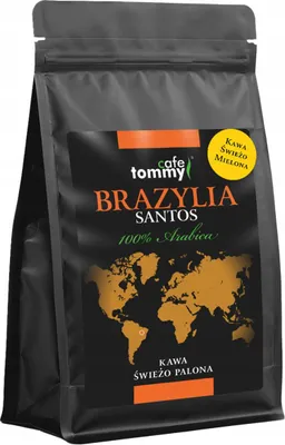 Produktbild von Gemahlener Kaffee Brasilien Santos 500g 100% Arabica Frisch geröstet