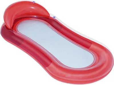 Produktbild von Bestway 43103 - Luftmatratze Wasserhängematte Hydroluxe, 153 x 74 x 28 cm - Rot