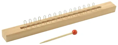 Obrázek produktu pro EDUPLAY 210209 Pletací jehlice, masivní dřevo, 35 x 3 x 3,3 cm, přírodní barva