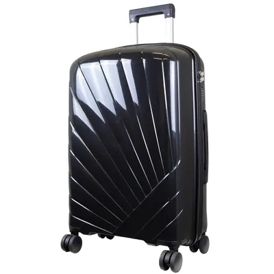 Produktbild von Hartschalenkoffer Florenz PP mittlerer Reisekoffer 62L Weekender mit 4 Rollen schwarz