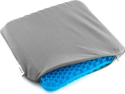 Produktbild von InnovaGoods Hexafresh Wabenkissen Silikon Polyester Grau Blau Erfrischung