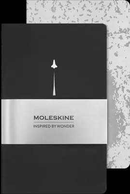 Produktbild von Moleskine Nasa-inspiriertes Cahier (2er Set), blanko, weicher Einband