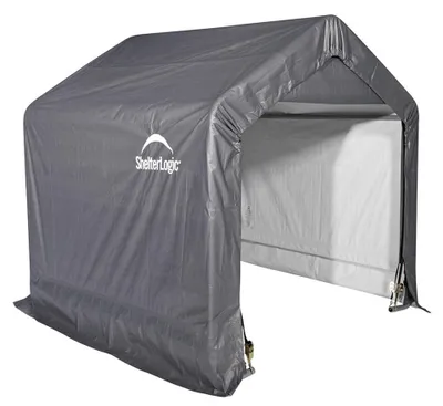 Produktbild von ShelterLogic Folien Zeltgarage Gerätehaus Grau 182x182x184 cm