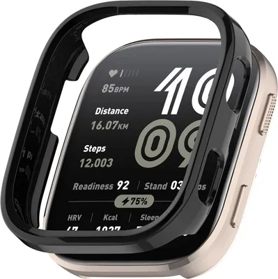 Image de Pour Amazfit Bip 6 Design plastique PC Smart Watch étui de protection noir