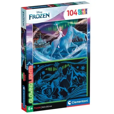 Obrázok produktu pre Svietiace svetlá - Disney Frozen 2 (104 dielikov) - Clementoni 27548 - (Hračky / Puzzle)