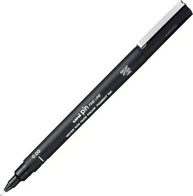 Zdjęcie produktu dla Marker permanentny Uniball kalibriert pin003-200(s) schwarz -12u-