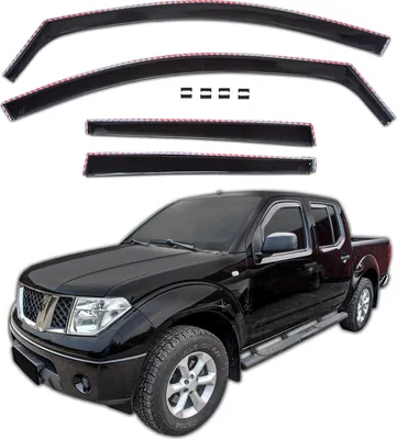 Obrázok produktu pre J&J Automotive | SCOUTT Okenné deflektory pre Nissan Navara D40 4D pick up 2005-2015 4ks