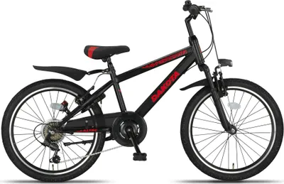 Produktbild von MTB Jungen Fahrrad Dakota 22 Zoll, 7 Gang  schwarz-rot