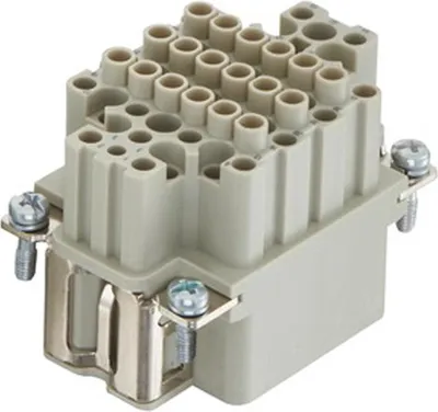 Produktbild von HARTING Han 55DDD Buchseneinsatz (F) Crimpanschluss, 55-polig+PE 250V, 10A - 1 Stück