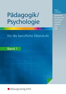 Obrázok produktu pre Pädagogik / Psychologie 1 für die berufliche Oberstufe