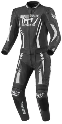 Produktbild von Berik Monles 2-Teiler Damen Motorrad Lederkombi, schwarz/weiß, 40