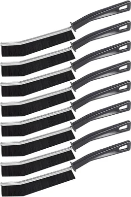 Productafbeelding van PolkaHome® 8-delige voegenborstel set, extra hard, professionele reinigingsborstel voor badkamer, keuken en ramen, smalle voegenreiniger