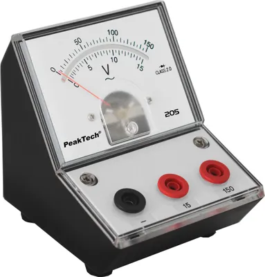 Produktbild von PeakTech P 205-11 - Analog-Amperemeter 0 - 15 V - 150 V AC
