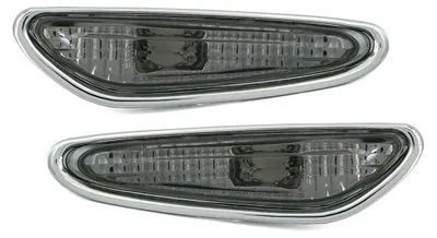 Für BMW X3 E83 03-11 / E46 Limo Touring 01-05 2x Seitenblinker Set Schwarz in der Farbe Schwarz von AD TUNING GmbH & Co. KG