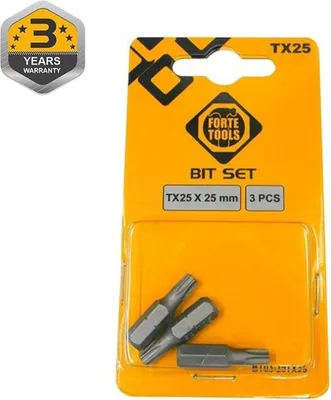 Obrázok produktu pre Skrutkovací Bit Tx25X25Mm 3Ks