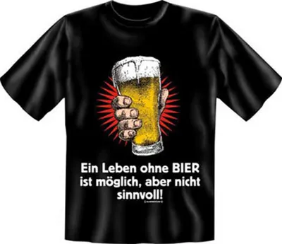 Produktbild von Ein Leben ohne Bier - Textilien - T-Shirt