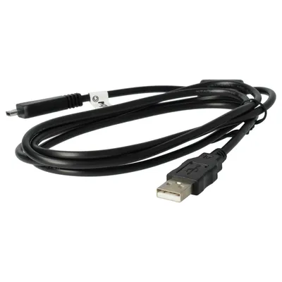 Produktbild von vhbw USB-Kabel kompatibel mit Sony Cybershot DSC-WX30, DSC-WX9, DSC-WX5, DSC-WX7 Kamera, Camcorder - Datenkabel, 150 cm