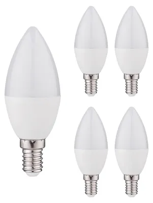 Produktbild von Kobi E14 LED Kerzenlampe 6W 470lm 4000K 230V 5 Stück