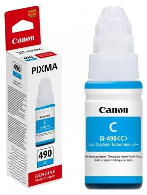 Produktbild von Canon GI-490C, Cyan, Canon, 70 ml, Japan, 1 Stück(e)