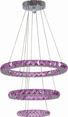 Image de Candellux LORDS Lustre LED en cristal 33-63090 chromé