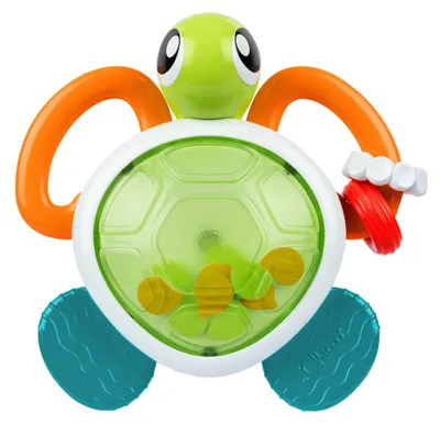 Chicco Schildkröten-Rasseln, für Kinder 6–36 Monate, zum Spielen, für Babys