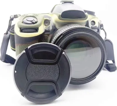 Obrázek produktu pro CHPN - Objektivová krytka - Krytka objektivu fotoaparátu s kabelem - 72 mm - Černá - Univerzální