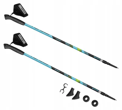 Produktbild von Nordic-Walking-Stöcke Spokey Meadow 105-135 cm Aluminium verstellbar Anti Shock