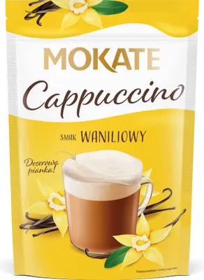 Zdjęcie produktu dla Cappuccino Mokate o smaku Waniliowym 110 g
