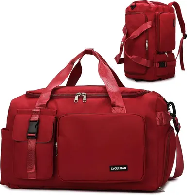 Productafbeelding van Sporttas 42 l, 50x29x30 cm, waterdicht, met schoenenvak en nat vak, voor fitness