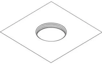 Produktbild von HANSGROHE 94341000 Manschette mit Dichtungsmembran